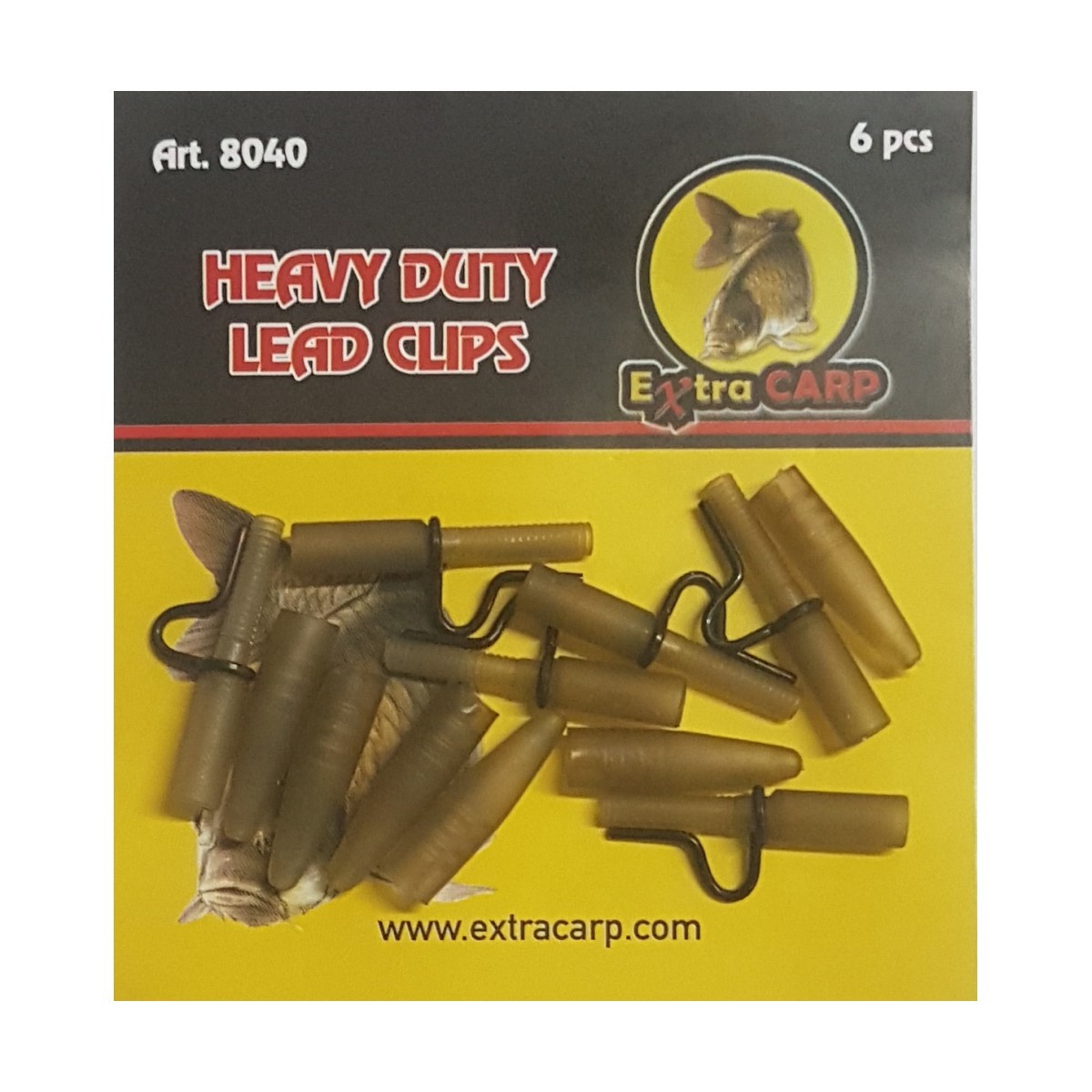 EXC heavy dutz lead clips 6 pcs